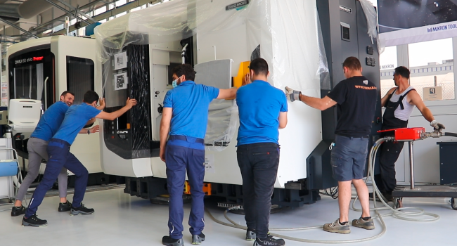 Arrivée de la nouvelle machine